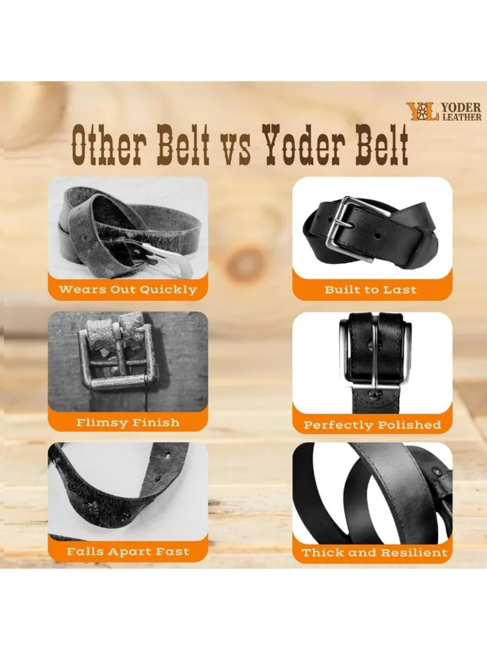 Extra Thick Handmade Bridle Leather Belt, 1.5